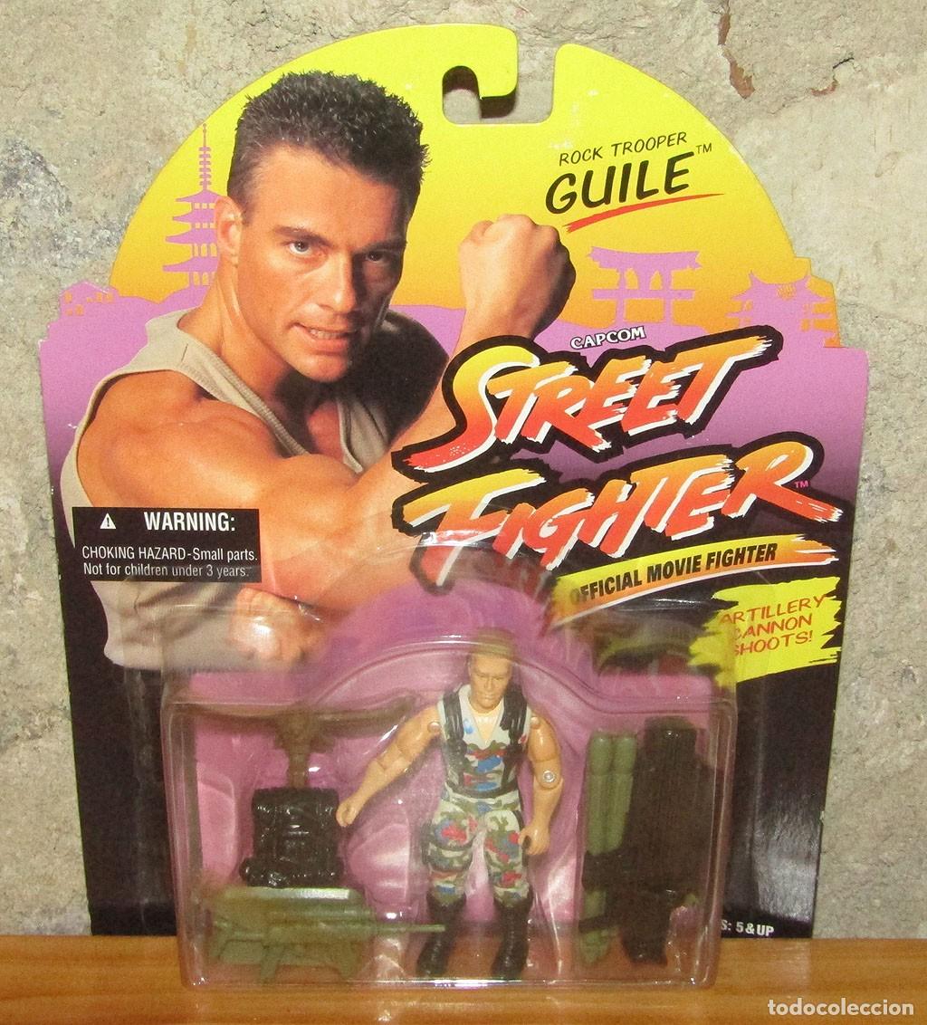 Figuras de acci&oacute;n: ANTIGUO BLISTER STREET FIGHTER: ROCK TROOPER GUILE - CAPCOM, MB Y HASBRO - 1994 - NUEVO