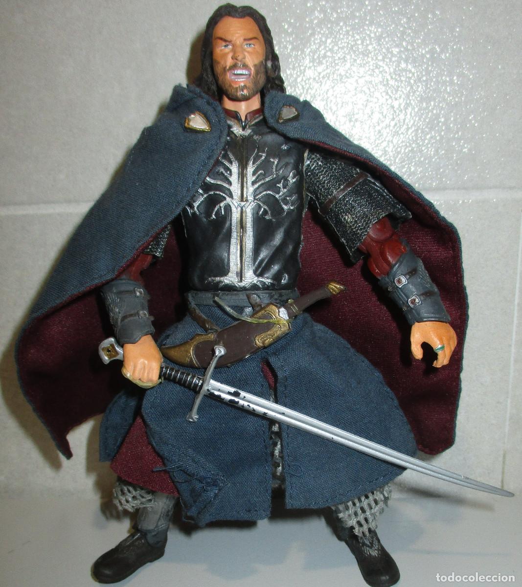 Figuras de acci&oacute;n: figura EL SE&Ntilde;OR DE LOS ANILLOS LOTR, MARVEL / TOY BIZ / FAMOSA, ARAGORN