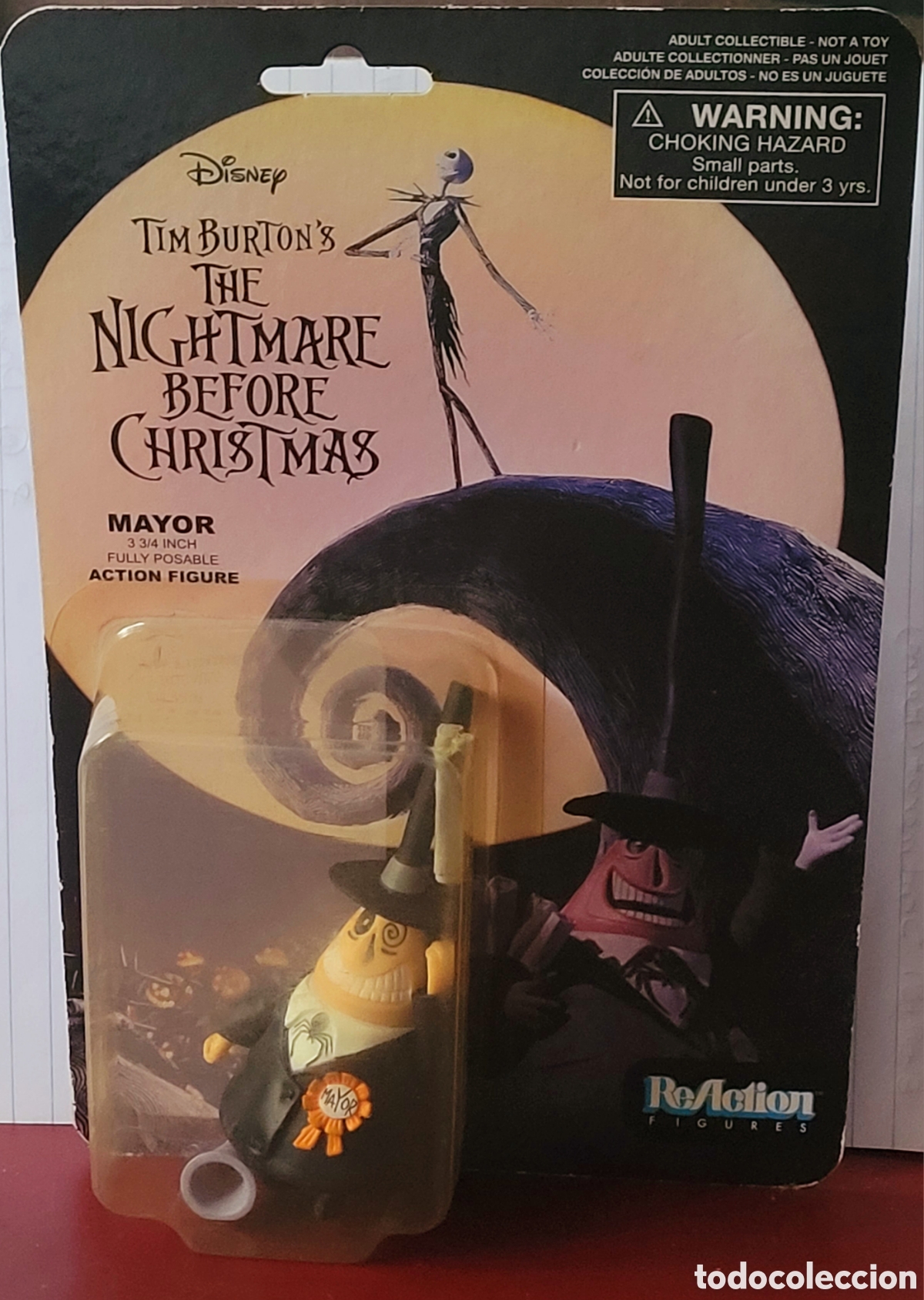Figuras de acci&oacute;n: Bonita figura Mayor Alcalde Pesadilla antes de Navidad Nightmare before Christmas marca Reaction