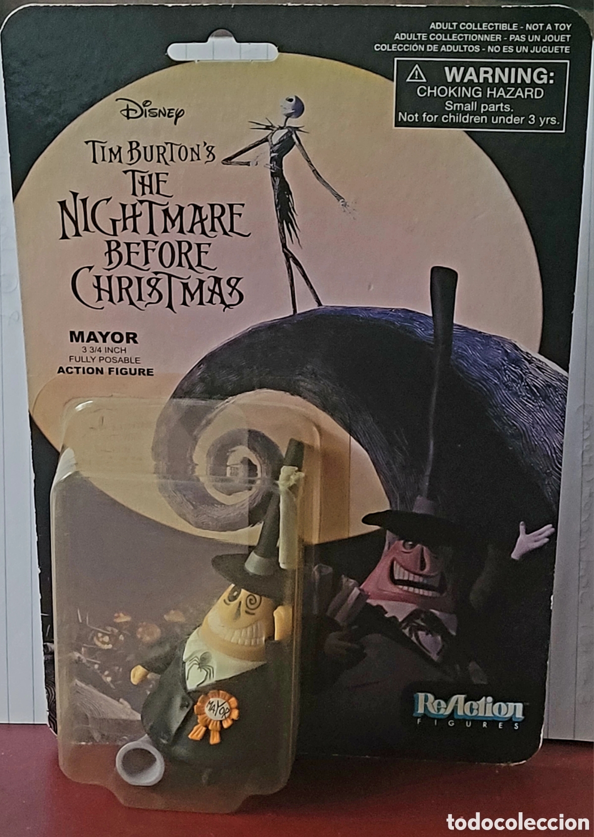 Figuras de acci&oacute;n: Bonita figura Mayor Alcalde Pesadilla antes de Navidad Nightmare before Christmas marca Reaction