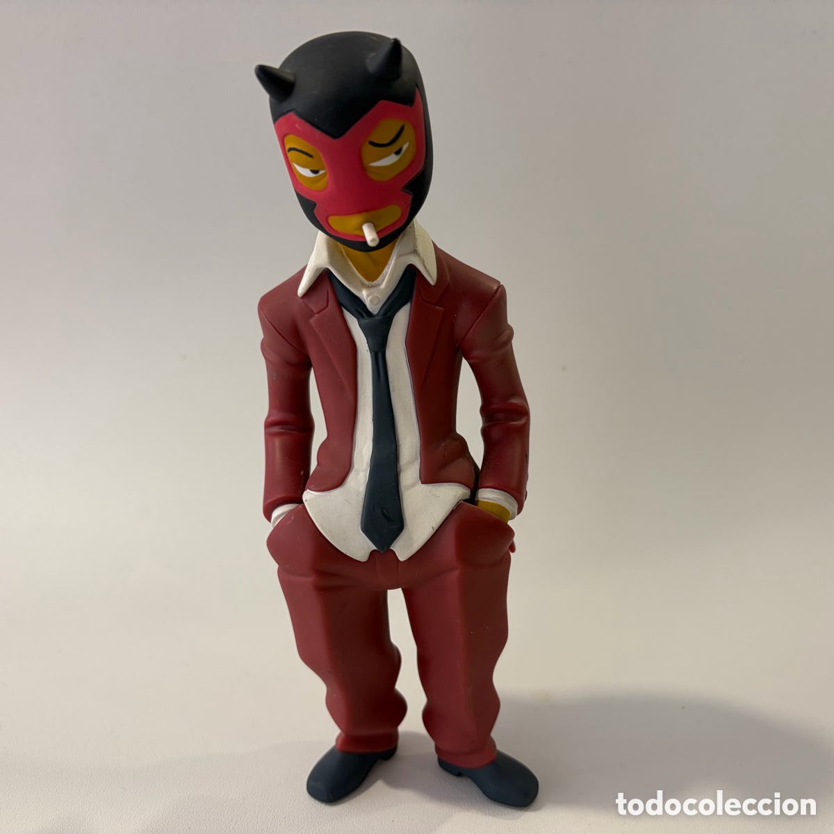 Figuras de acci&oacute;n: figura mu&ntilde;eco red demon muttpop original version lucha libre jerry frissen