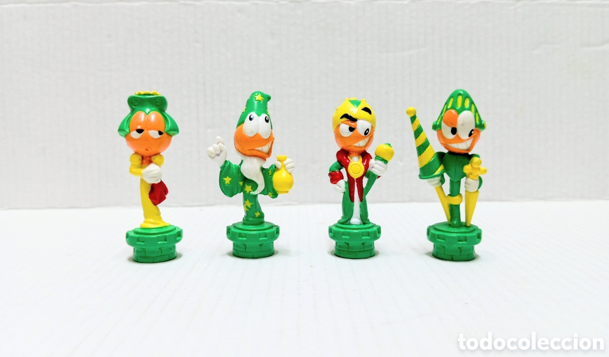 Figuras de acci&oacute;n: 4 FIGURAS DE CHUPA CHUSP- VERDES - - Foto 1