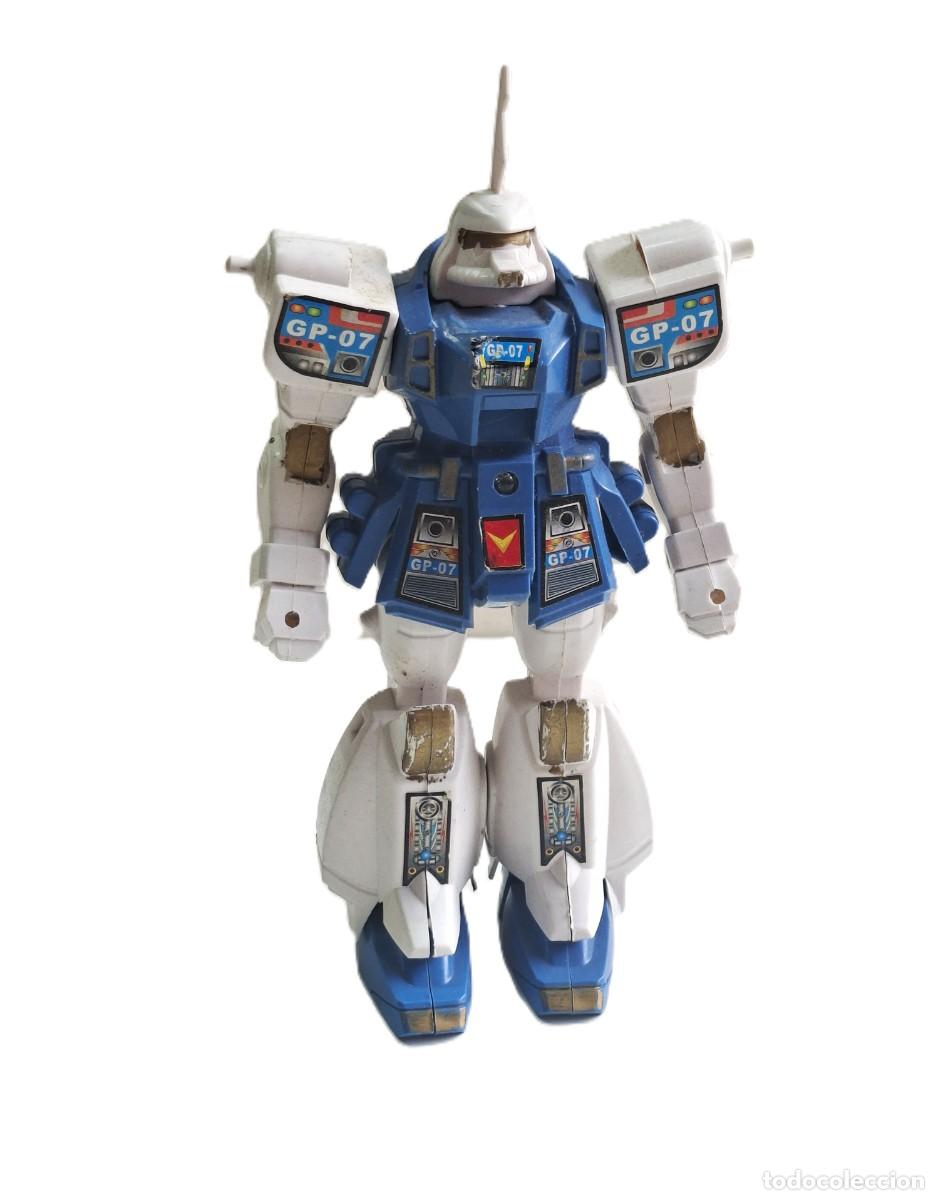 Figurines d'action: ROBOT GUNDAM GP-07 BOOTLEG VINTAGE 90s - 19 CM ALTO - INCOMPLETO