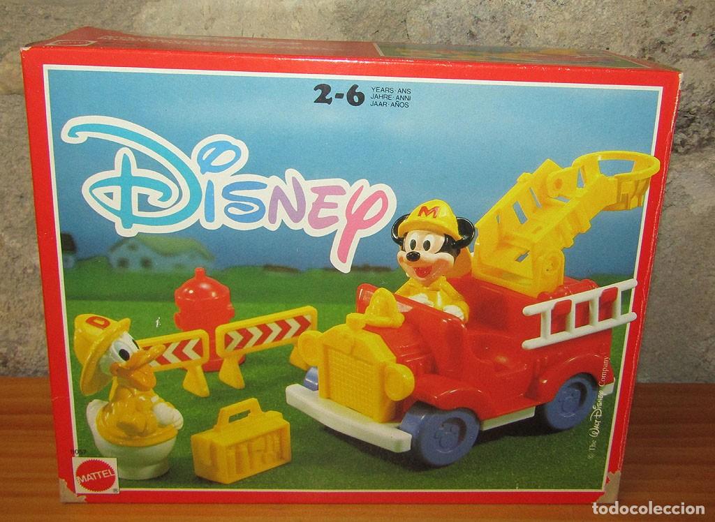 Figuras de acci&oacute;n: EQUIPO DE BOMBEROS DE MICKEY Y DONALD - MATTEL, 1990 - NUEVO Y EN SU CAJA - INCLUYE 2 FIGURAS