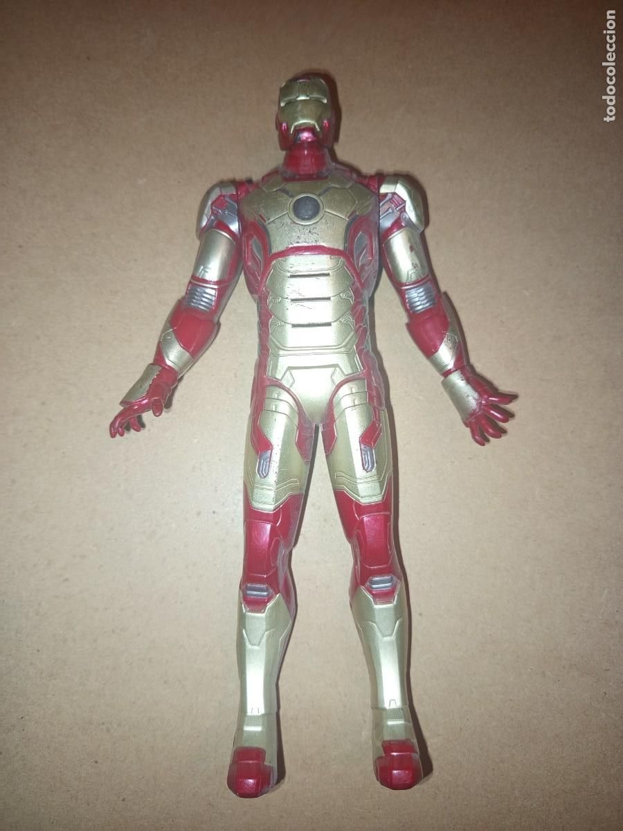 Figuras de acci&oacute;n: figura de acci&oacute;n de Iron Man (Mark 42) de la l&iacute;nea Iron Man 3 de Hasbro