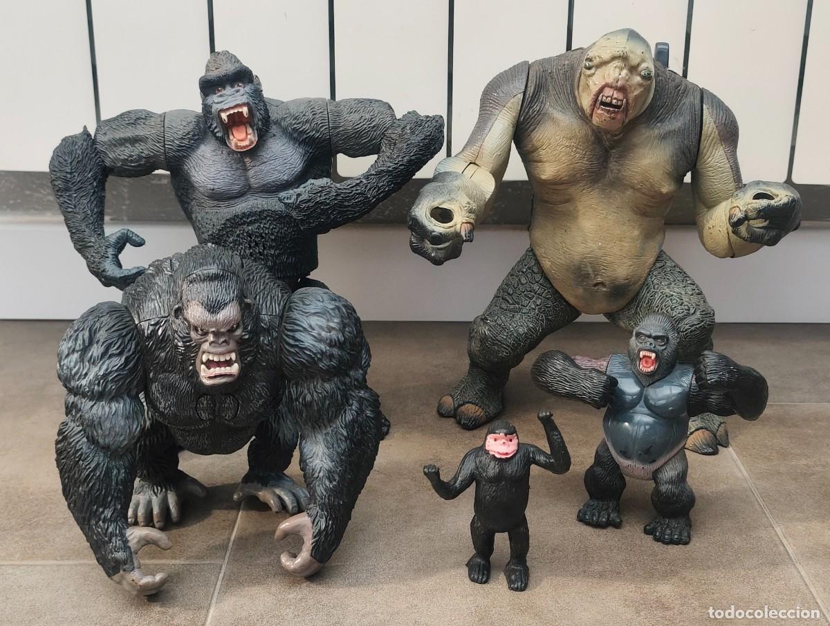 Figuras de acci&oacute;n: lote 5 figuras de accion king kong gorilas troll se&ntilde;or de los anillos