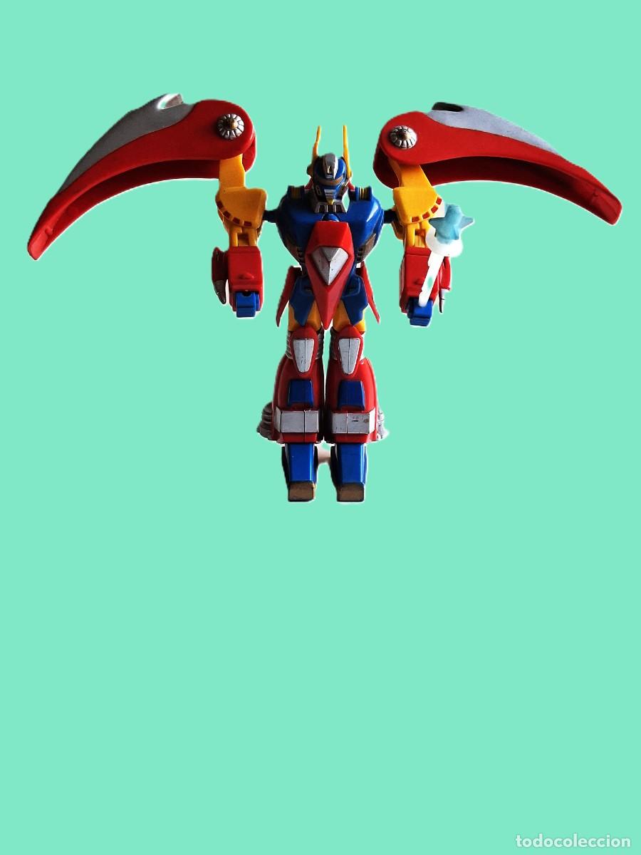 Figuras de a&ccedil;&atilde;o: ROBOT TRANSFORMABLE VINTAGE RAIDEEN GODBIRD JUGUETE ANTIGUO 90s