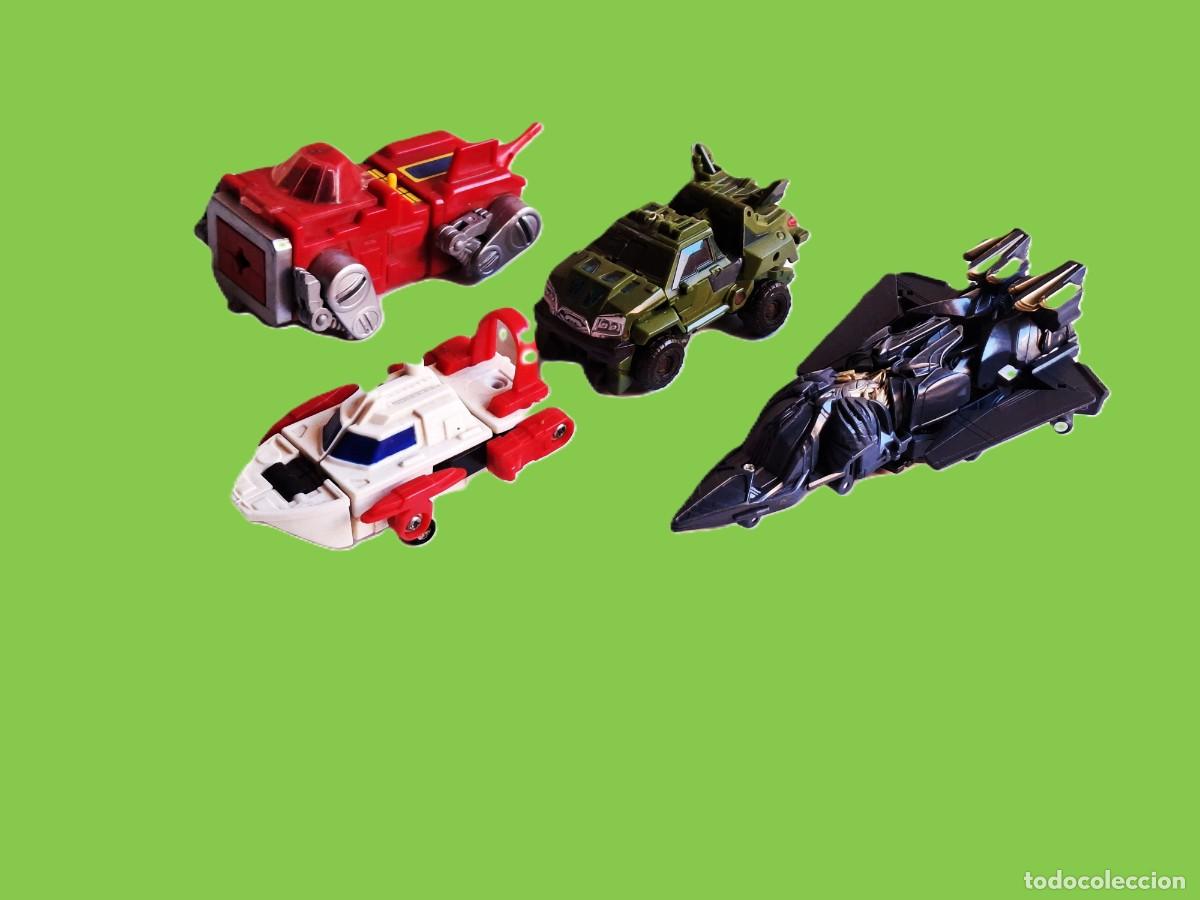 Figuras de acci&oacute;n: LOTE DE 4 MINI VEHICULOS TRANSFORMERS BLOKEES WHEELS C01 - Foto 1