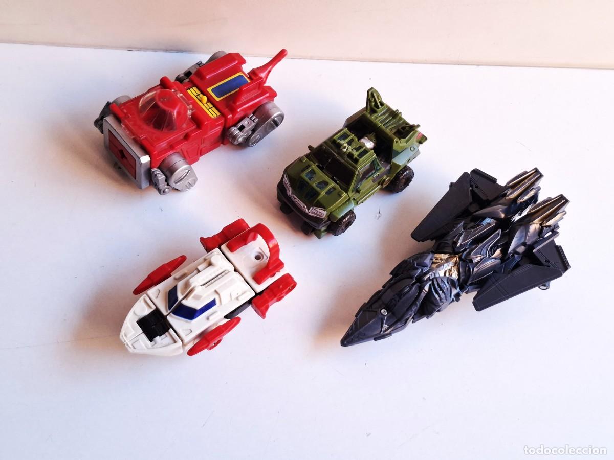 Figuras de acci&oacute;n: LOTE DE 4 MINI VEHICULOS TRANSFORMERS BLOKEES WHEELS C01 - Foto 2
