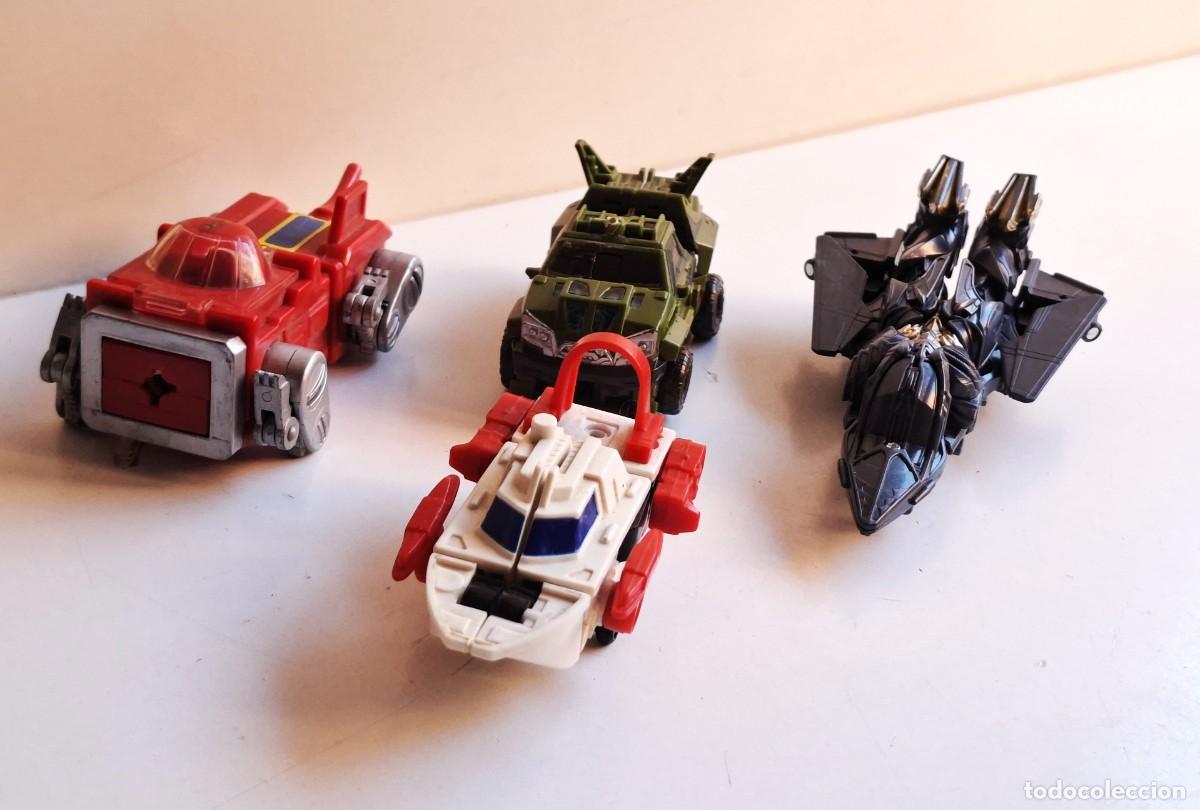 Figuras de acci&oacute;n: LOTE DE 4 MINI VEHICULOS TRANSFORMERS BLOKEES WHEELS C01 - Foto 3