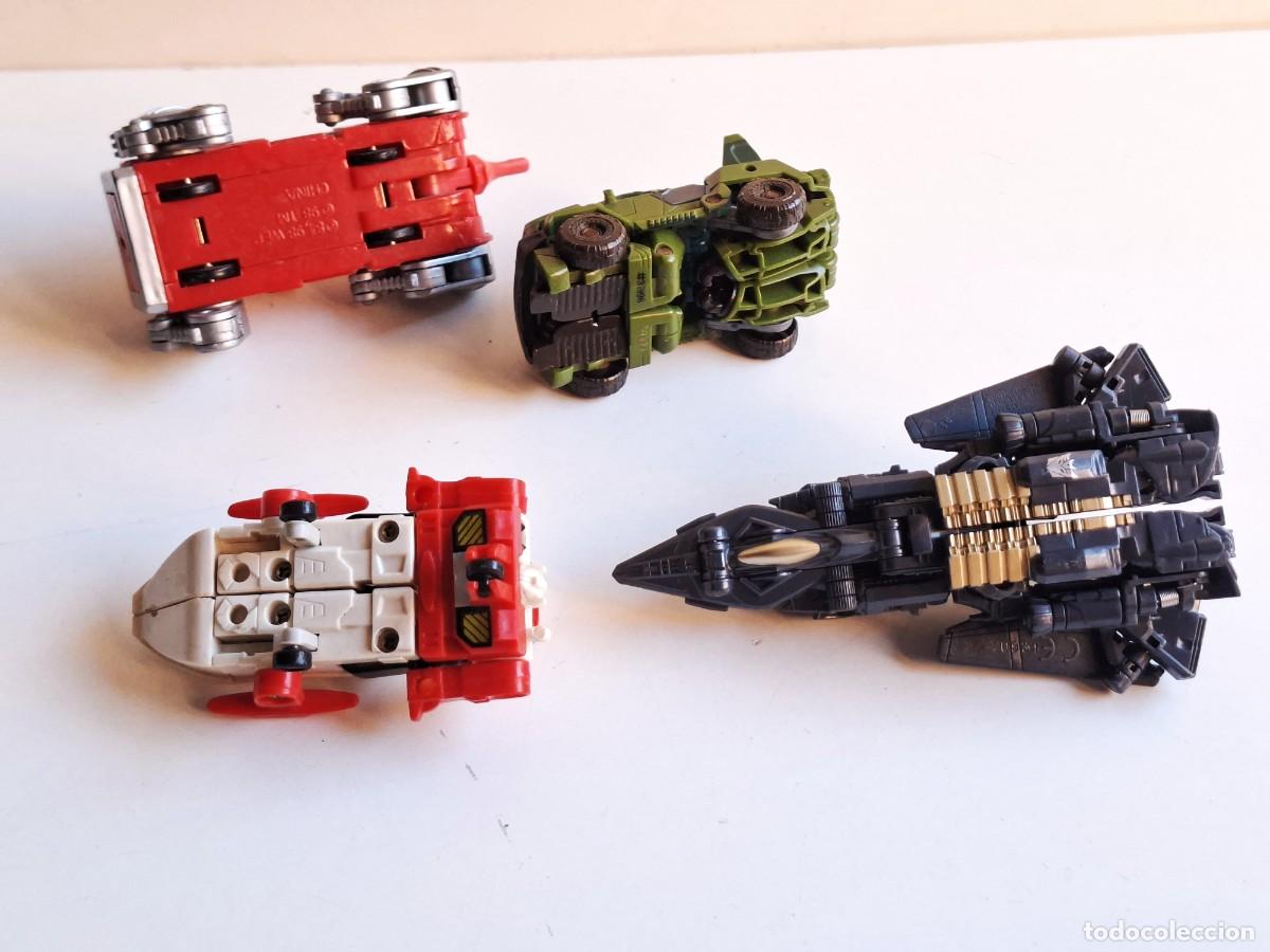 Figuras de acci&oacute;n: LOTE DE 4 MINI VEHICULOS TRANSFORMERS BLOKEES WHEELS C01 - Foto 4
