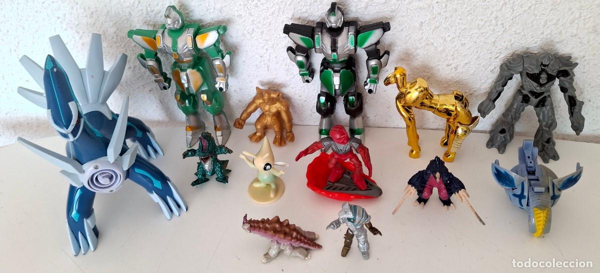 Figuras de a&ccedil;&atilde;o: Lote 13 figuras pl&aacute;stico Pok&eacute;mon Dialga Celebi Transformers Ultraman Caballero Zodiaco ver fotos
