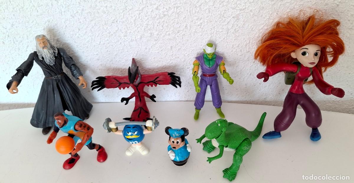 Actionfiguren: Lote 8 figuras pl&aacute;stico Gandalf Gris Pok&eacute;mon legendario Yveltal Kim Possible Toy Story Dragon Ball