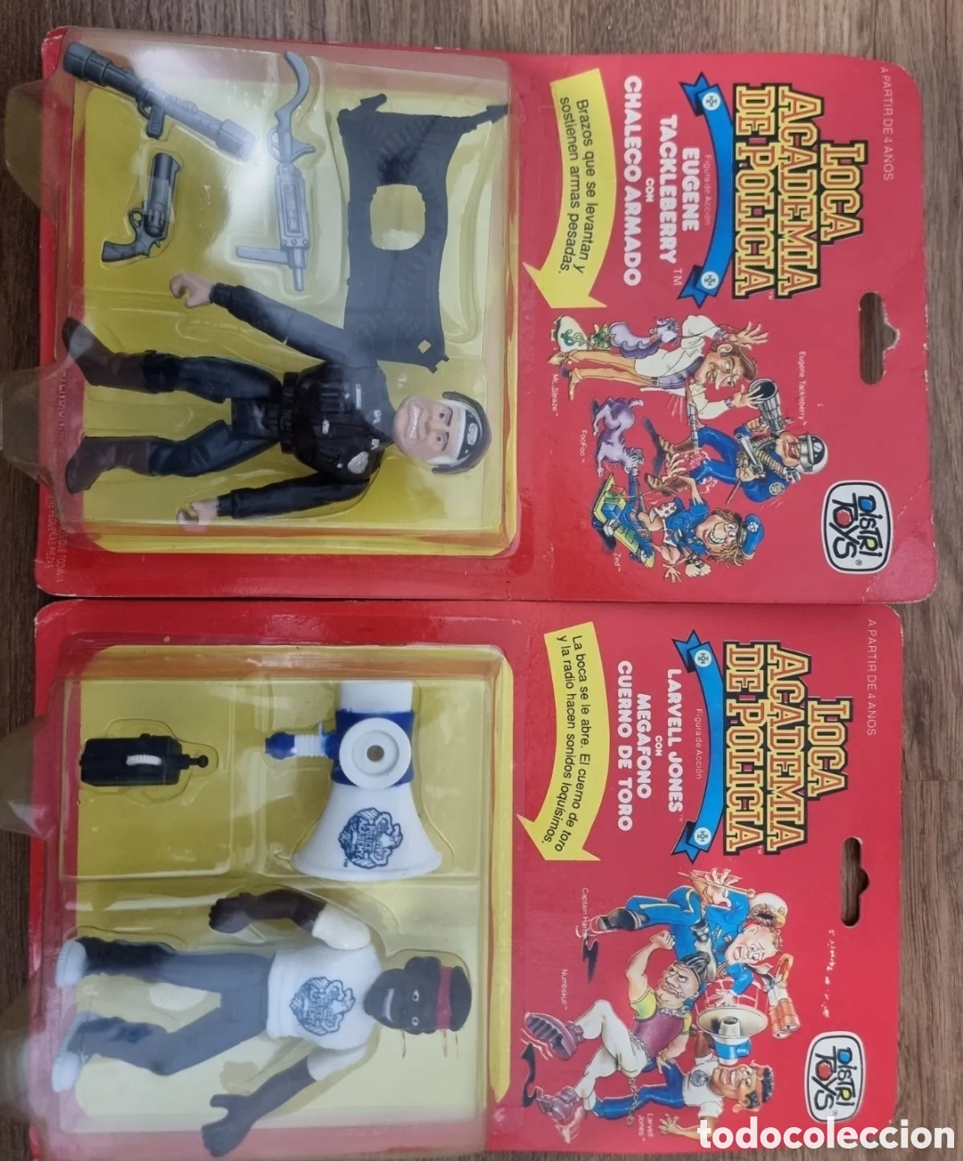 Actionfiguren: Larvell Jones & Eugene Tackleberry de Loca Academia de Pilolicia. Precintados los 2!!