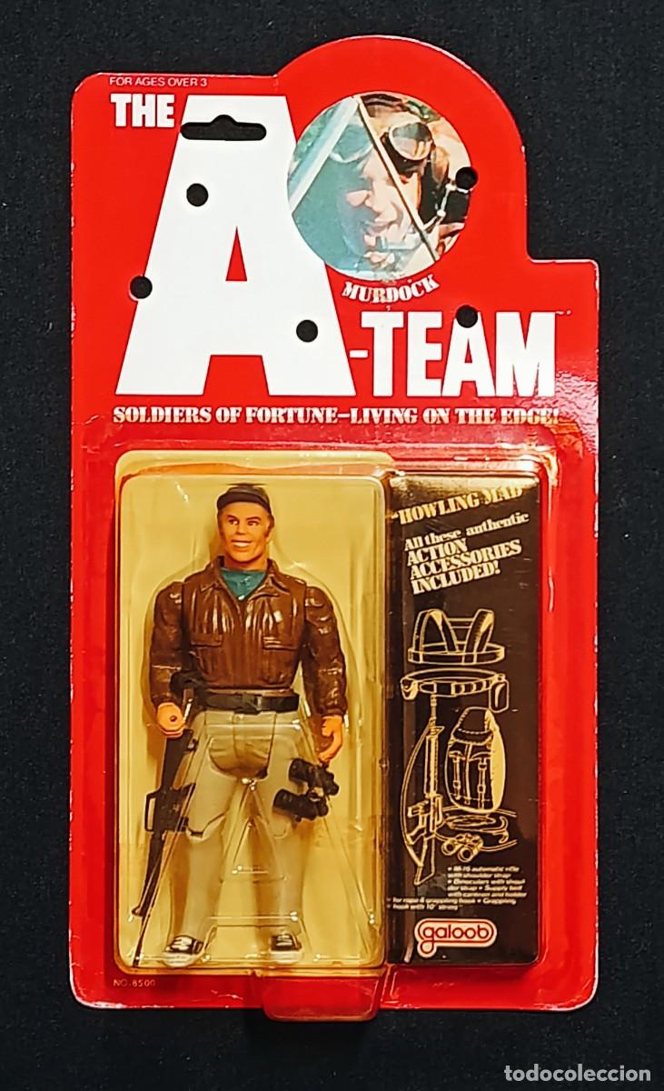 Figuras de acci&oacute;n: MURDOCK, EQUIPO A, GALOOB, A&Ntilde;O 1983, PRECINTADO, SIN ABRIR, BUSCADO.
