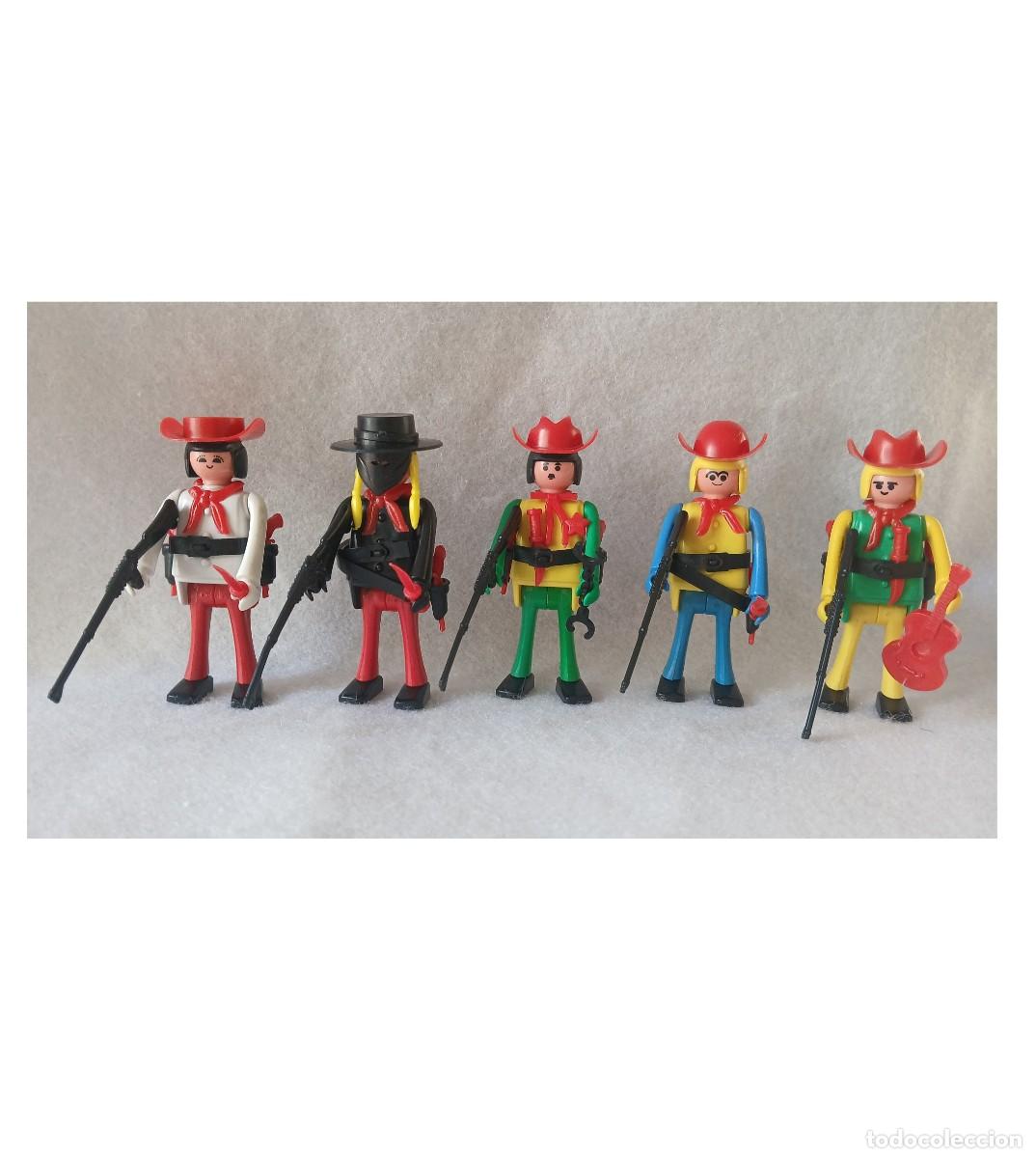 Figuras de acci&oacute;n: Play big (Playbig), Play Kit o Cefa Boys. Conjunto Oeste (Cow Boys)