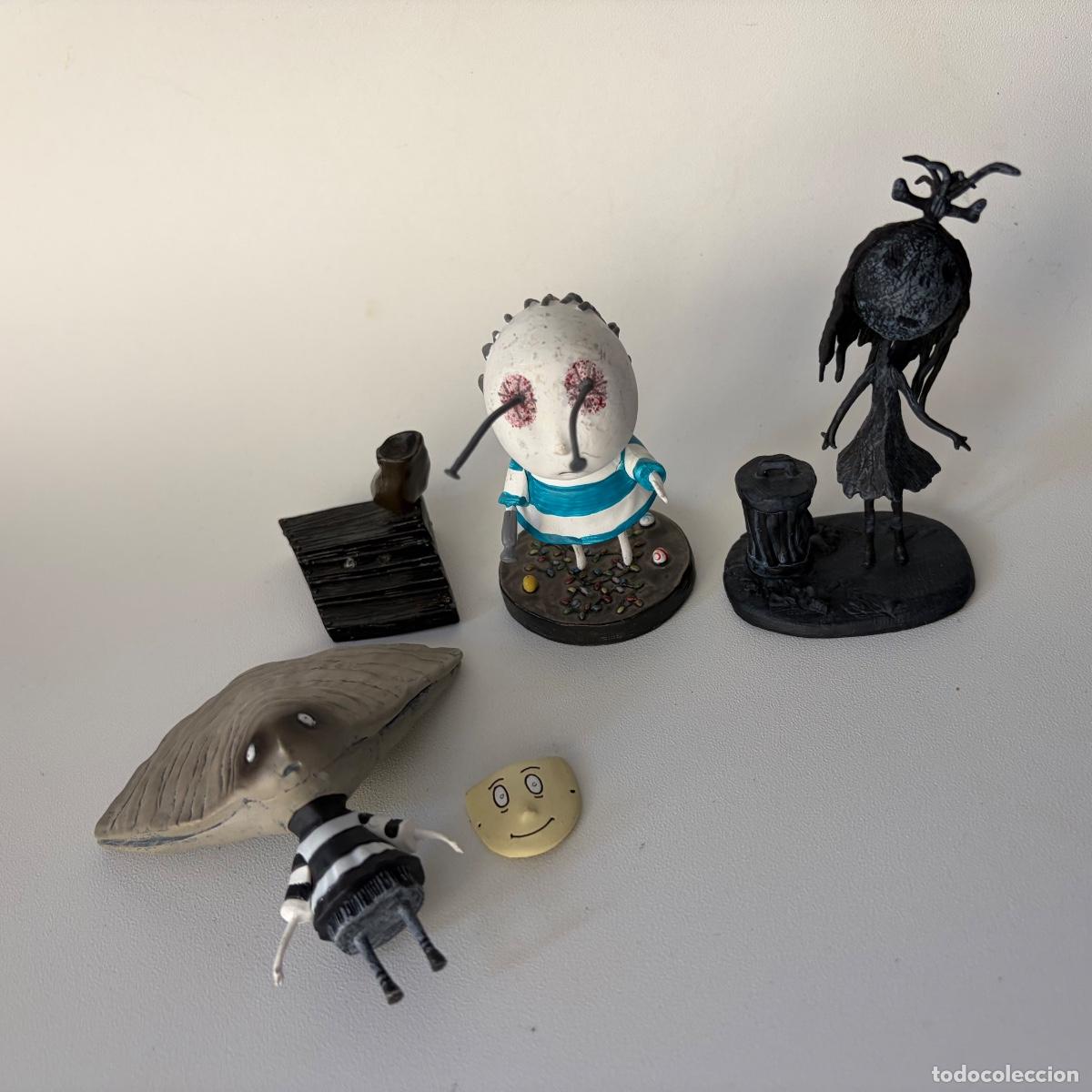 Figuras de acci&oacute;n: figura mu&ntilde;ecos Tim Burton Tragic Toys Dark Horse The Boy with Nails in His Eyes Junk Girl Oyster boy
