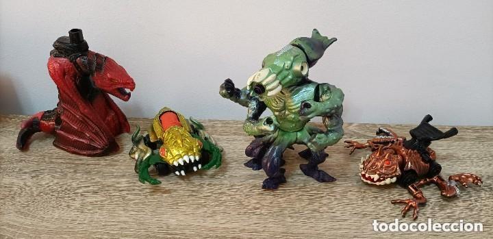 Figuras de acci&oacute;n: 2 FIGURAS DE CARNIVORES DE MATCHBOX 1994 - CHOMPER Y SPITFIRE + KILLAMARI CALAMAR - STREET WISE DESI