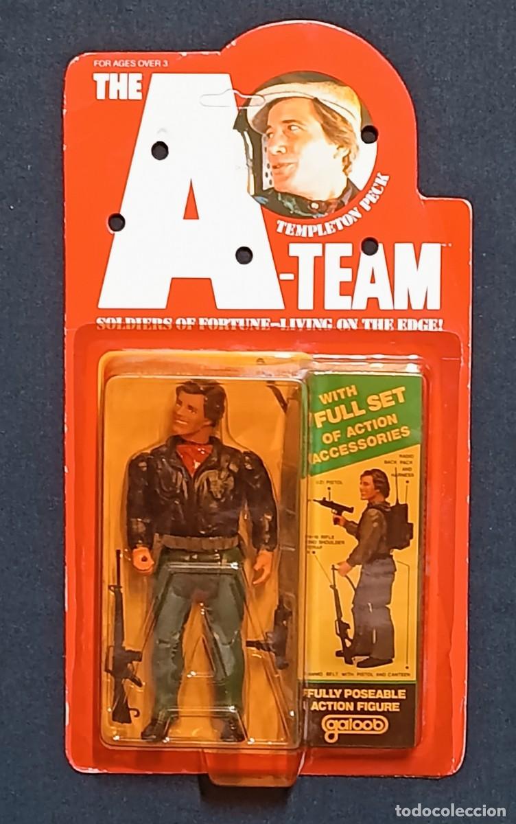 Figuras de acci&oacute;n: TEMPLETON PECK, EQUIPO A, GALOOB, A&Ntilde;O 1983, PRECINTADO, SIN ABRIR, BUSCADO.