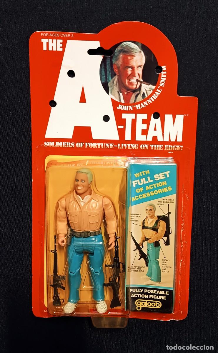 Figuras de acci&oacute;n: HANNIBAL SMITH, EQUIPO A, GALOOB, A&Ntilde;O 1983, PRECINTADO, SIN ABRIR, BUSCADO.