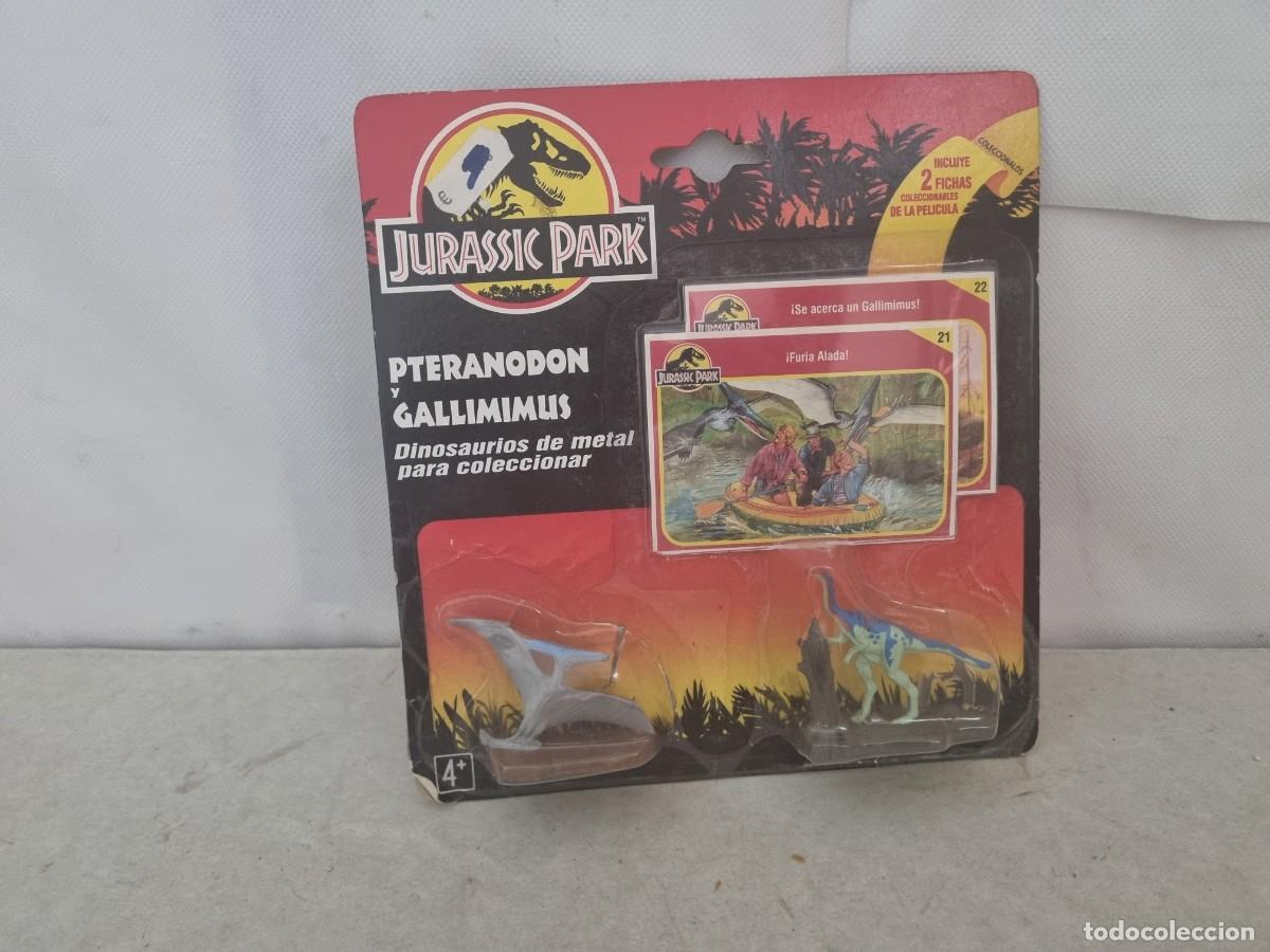 Figuras de acci&oacute;n: Blister jurassic park pteranodon y gallimimus