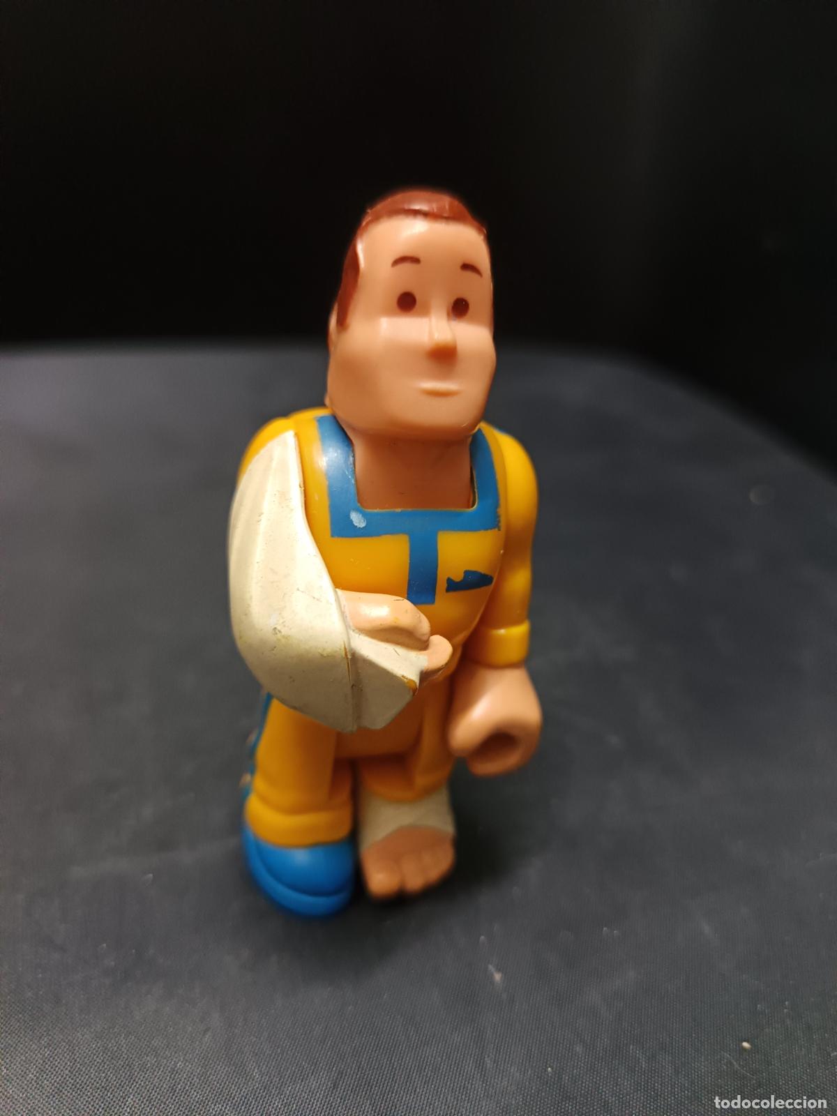 Figuras de acci&oacute;n: OBRERO DE BAJA de Fisher-Price Husky Helpers. A&ntilde;os 70. 11 cm.
