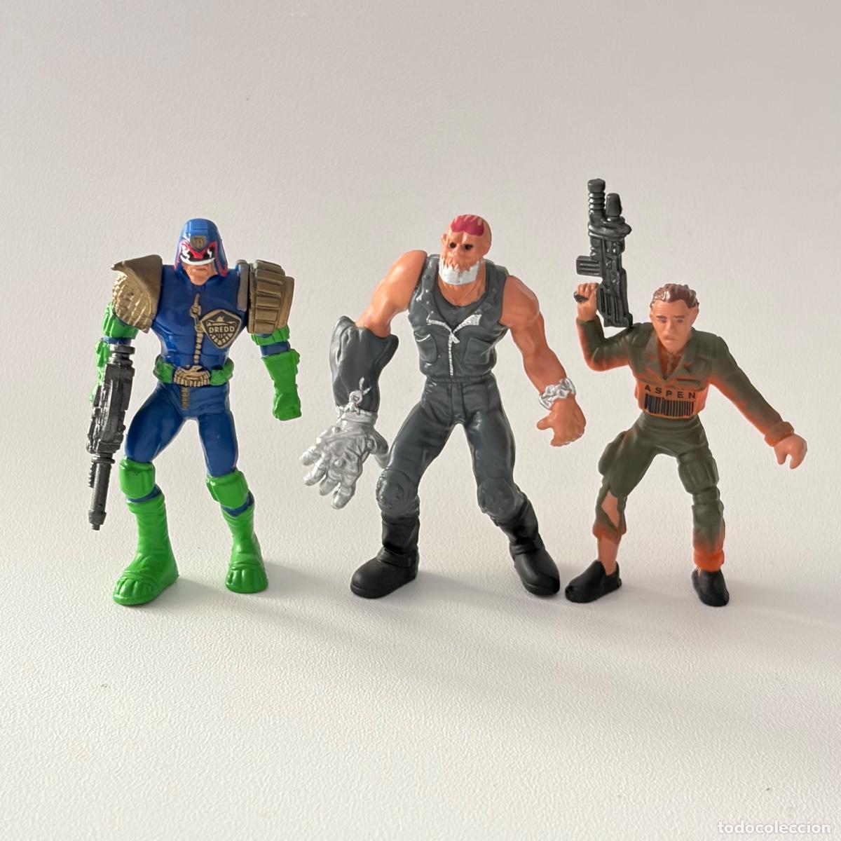 Figuras de acci&oacute;n: Judge Dredd Judge vs Cons Pack 1 Mega Heroes Mattel 1995
