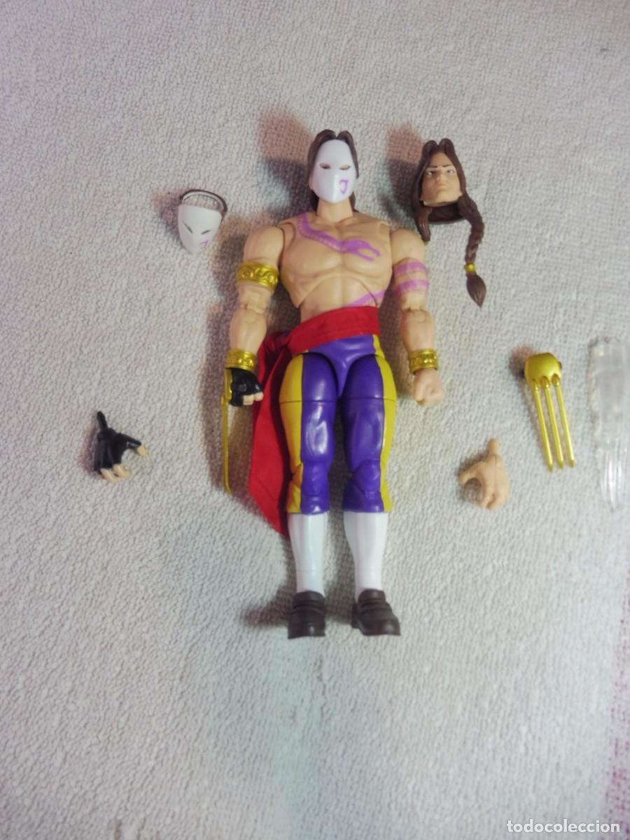 Figuras de acci&oacute;n: Figura Vega y complementos Street Fighter, Jada Toys