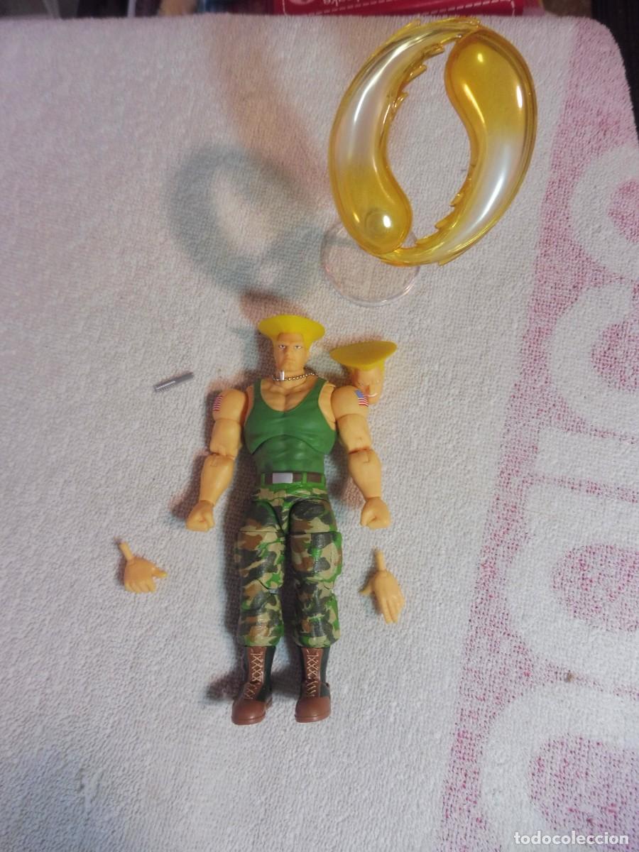 Figuras de acci&oacute;n: Figura Guile y complementos Street Fighter, Jada Toys