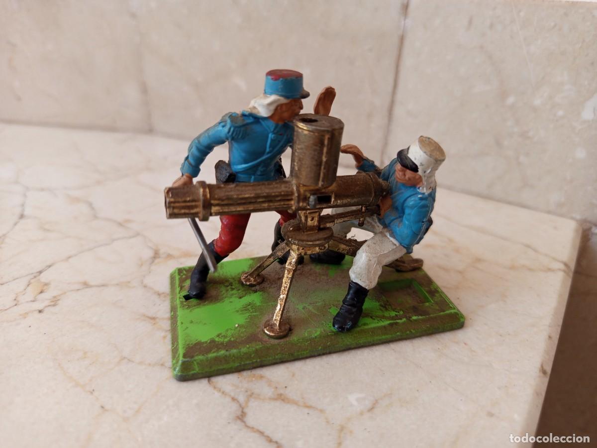 Figuras de acci&oacute;n: Deetail Britains LTD- Gatling Gun. Antiguos soldados