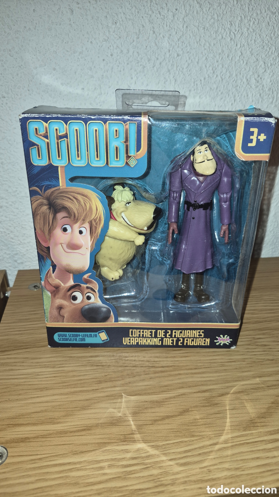 Figuras de acci&oacute;n: Figuras de Dick Dastardly y Muttley de Autos Locos, en su caja
