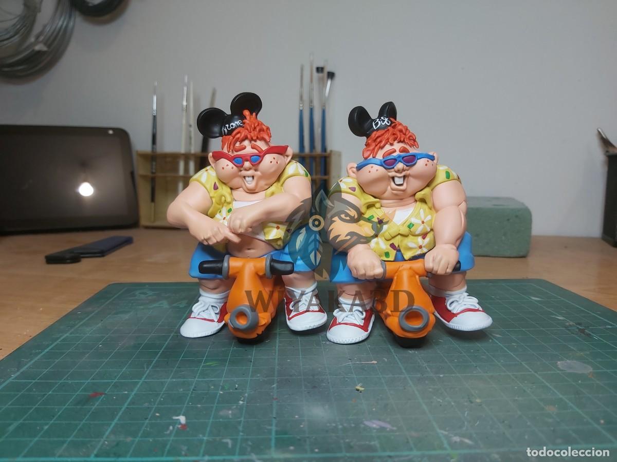 Figuras de acci&oacute;n: Figuras Resina Spike Speed Demon Gemelos tyrone y bif michael jackson