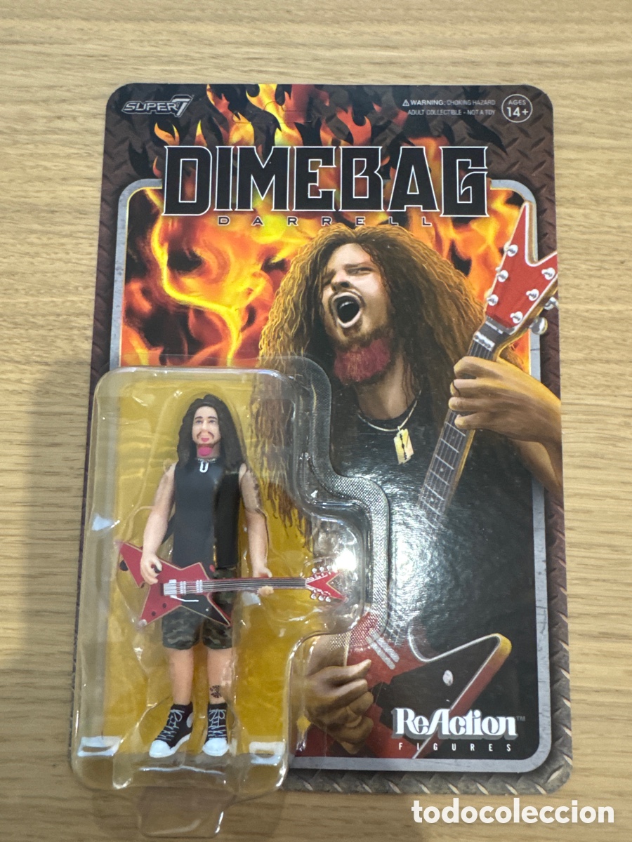 Figuras de acci&oacute;n: Figura Dimebag Darrell ReAction Super7 - Foto 1
