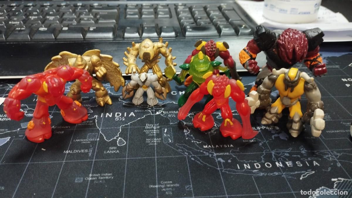 Figuras de acci&oacute;n: figuras de gormiti, nueve en total