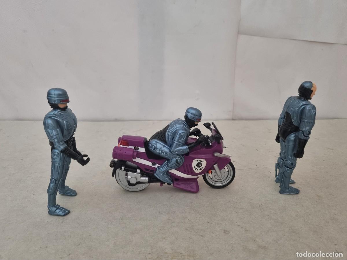 Figuras de acci&oacute;n: Lote de 3 figuras Robocop con moto, con casco y sin casco - Foto 6