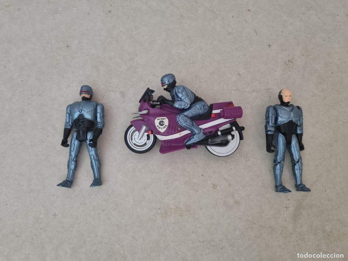 Figuras de acci&oacute;n: Lote de 3 figuras Robocop con moto, con casco y sin casco - Foto 11