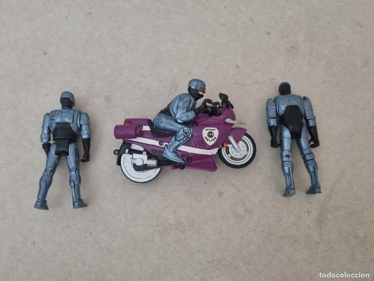 Figuras de acci&oacute;n: Lote de 3 figuras Robocop con moto, con casco y sin casco - Foto 12