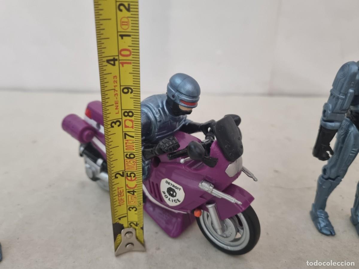 Figuras de acci&oacute;n: Lote de 3 figuras Robocop con moto, con casco y sin casco - Foto 14