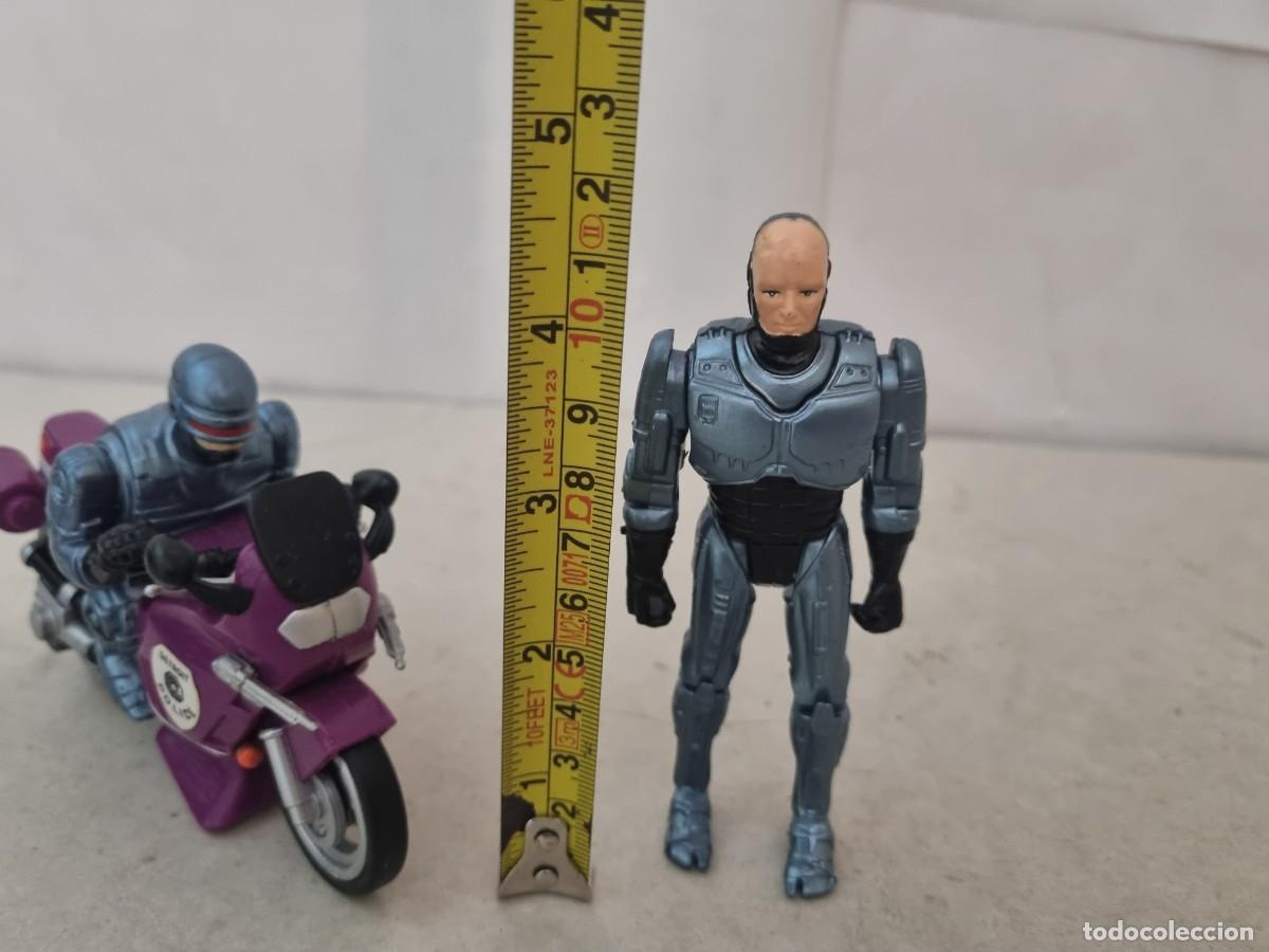 Figuras de acci&oacute;n: Lote de 3 figuras Robocop con moto, con casco y sin casco - Foto 15