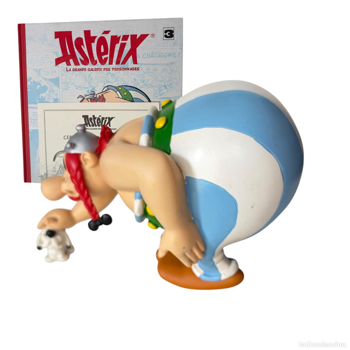 Figuras de acci&oacute;n: figura mu&ntilde;eco Ob&eacute;lix con Id&eacute;fix Ast&eacute;rix Les &Eacute;ditions Albert Ren&eacute; &ndash; Goscinny-Uderzo, 2012