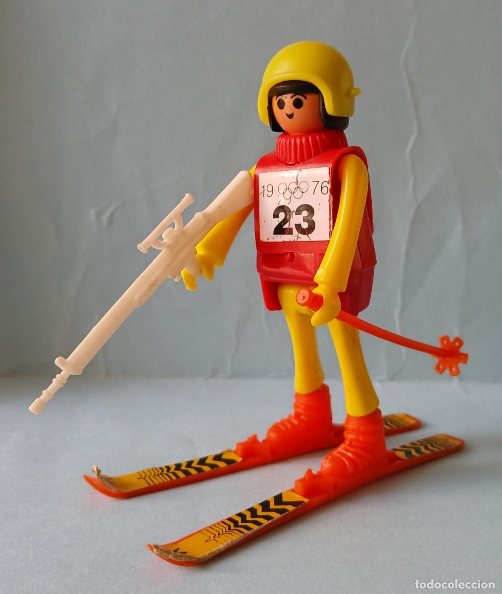 Figuras de acci&oacute;n: Play big (Playbig), Play Kit o Cefa Boys. Conjunto Juegos de invierno. Esquiador de fondo