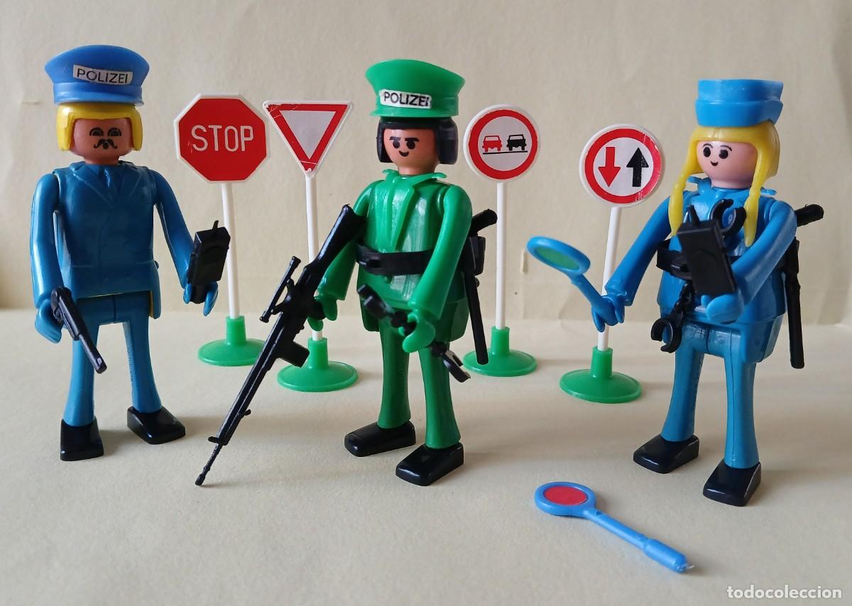 Figuras de acci&oacute;n: Play big (Playbig), Play Kit o Cefa Boys. Equipo de Policia.