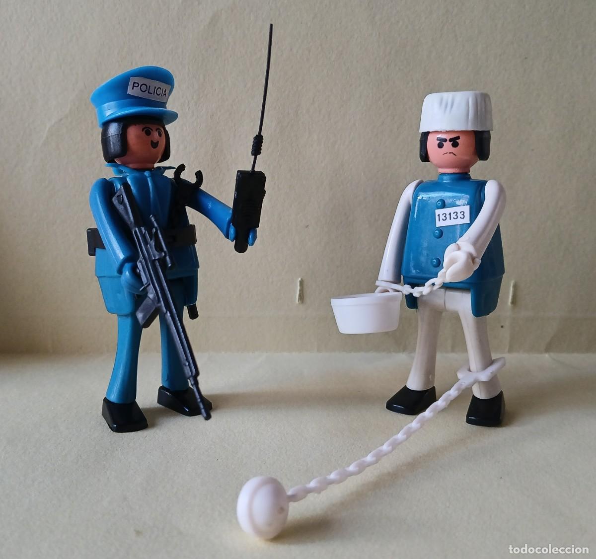 Figuras de acci&oacute;n: Play big (Playbig), Play Kit o Cefa Boys. Conjunto Policia y preso