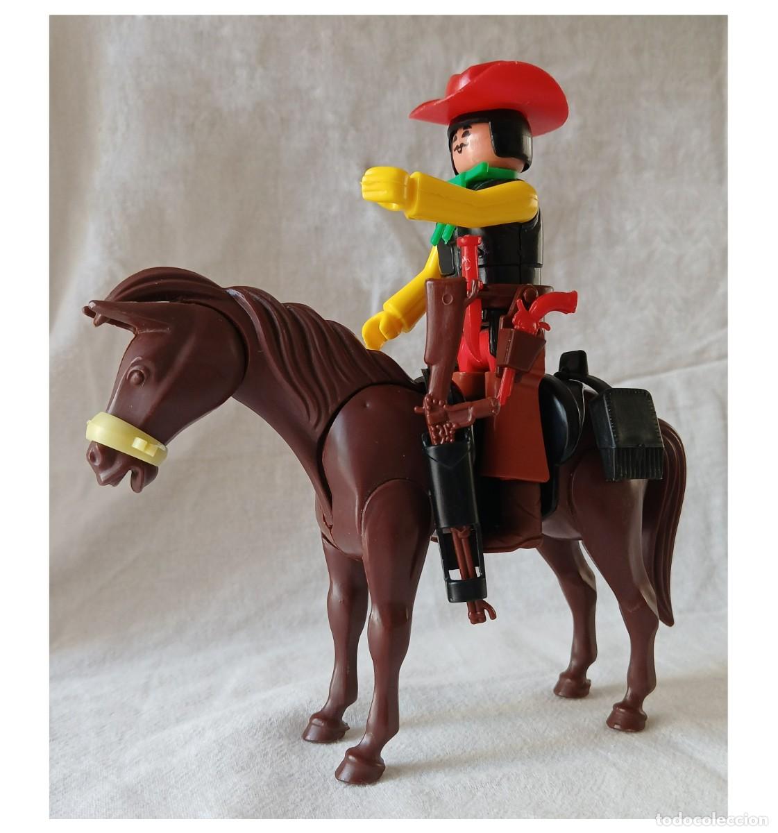 Figuras de acci&oacute;n: Play big (Playbig), Play Kit o Cefa Boys. Cow Boys a caballo. Oeste.