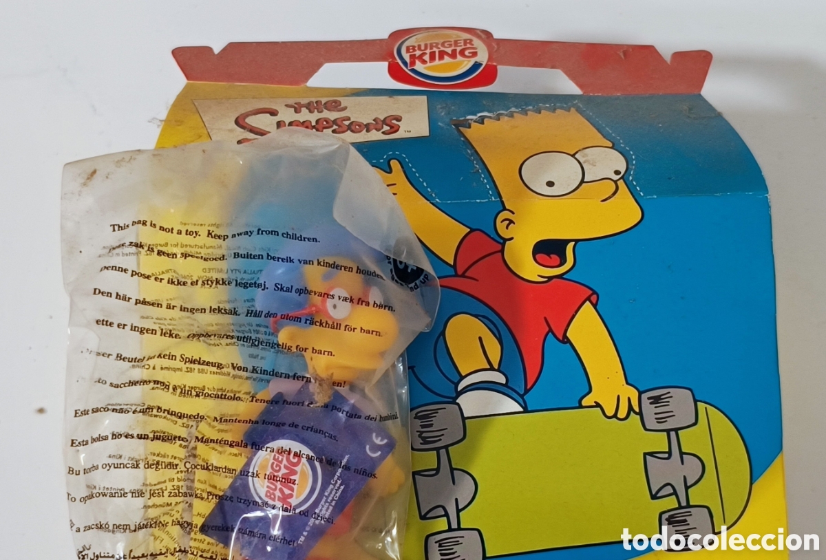 Figuras de acci&oacute;n: Burger king los Simpsons Milhouse 2002 - Foto 1