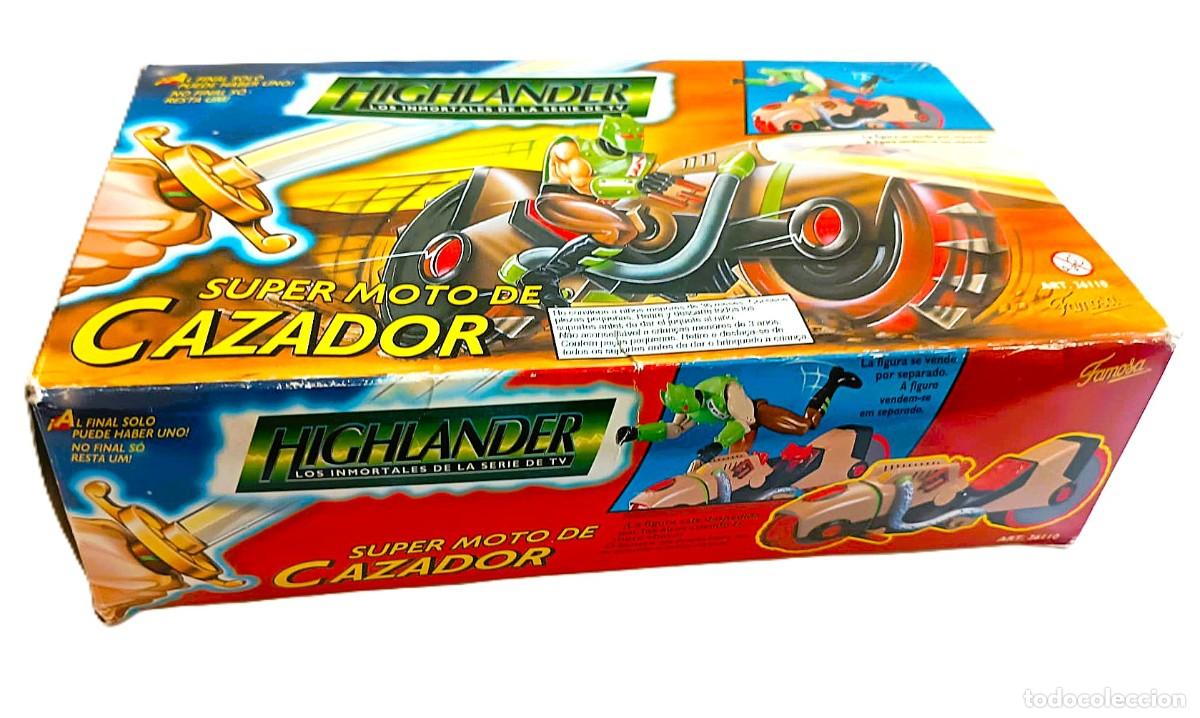 Figuras de acci&oacute;n: Highlander Los Inmortales - Super Moto de Cazador - Famosa / Prime Time Toys - Vintage A&ntilde;os 90