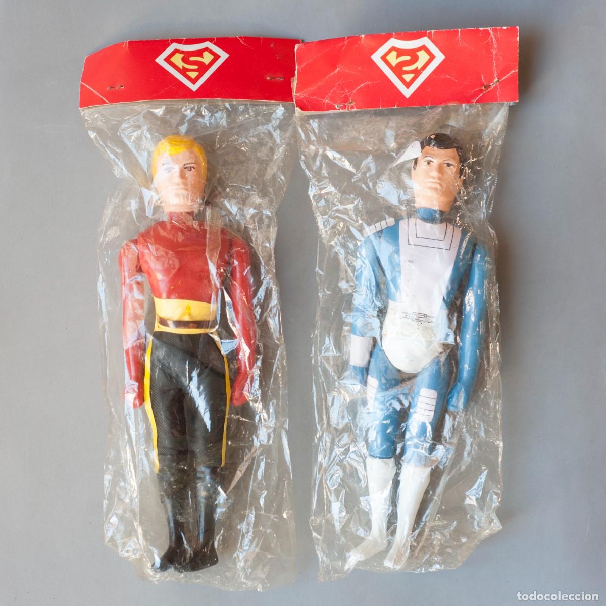 Figuras de acci&oacute;n: 80s Mu&ntilde;ecos plastico soplado flash gordon erase una vez el espacio vintage antiguo geyper bootleg