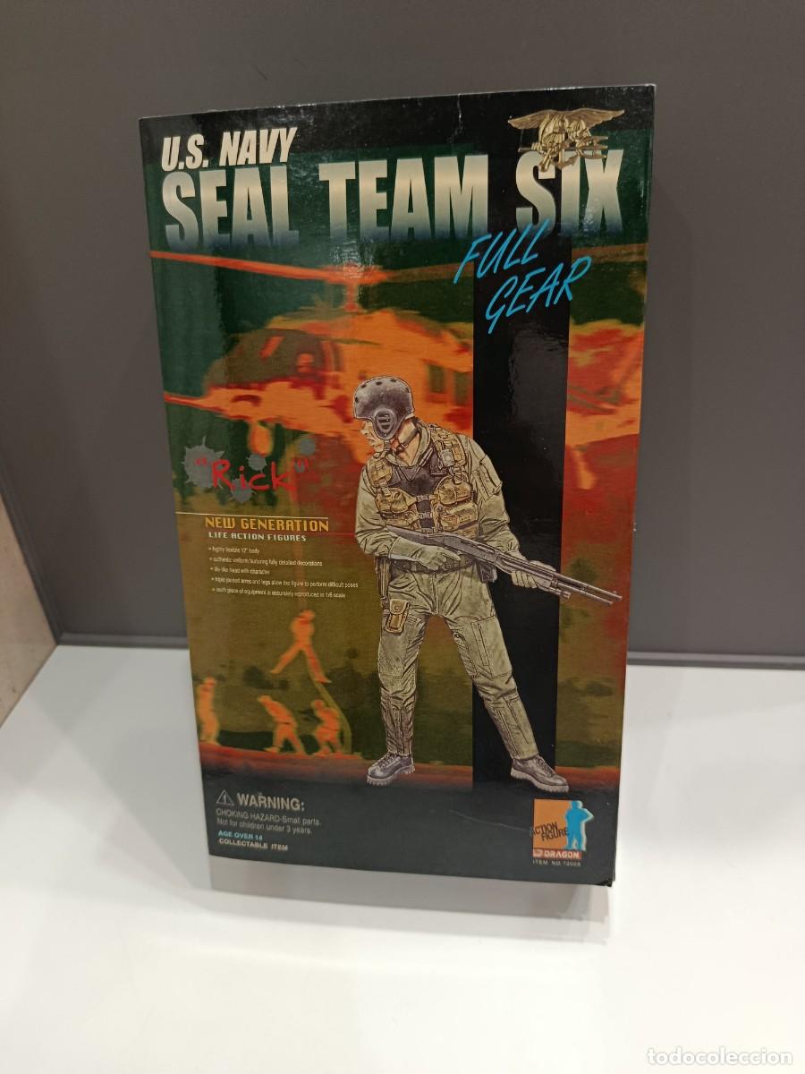 Figuras de acci&oacute;n: RICK - SEAL TEAM SIX U.S. NAVY - FIGURA ESCALA 1/6 12&rdquo; 30 cm - DRAGON MODELS 1999 - NUEVA EN CAJA