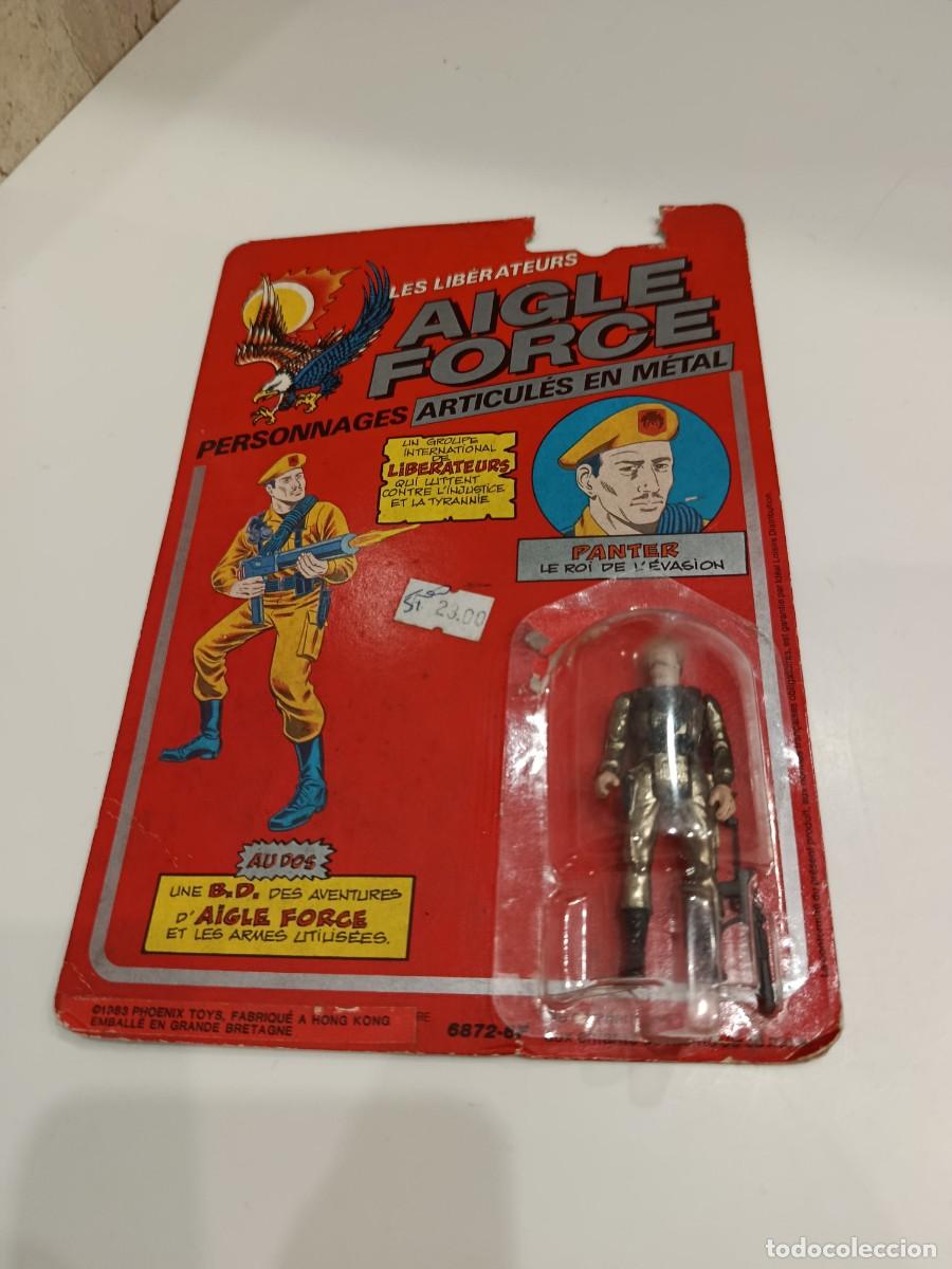 Figuras de acci&oacute;n: AIGLE FORCE EAGLE F. - PANTER ﻿LE ROI DE L&acute;EVASION - PHOENIX TOYS 1983 - COMPLETA EN BLISTER