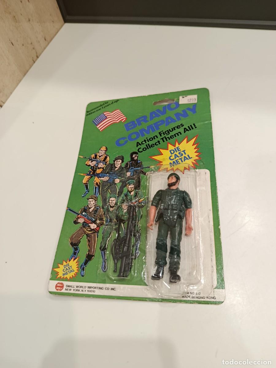 Figuras de acci&oacute;n: 6. BRAVO COMPANY - DIE CAST METAL SOLDIER - SMALL WORLD 1980s - FIGURA COMPLETA EN BLISTER SIN ABRIR